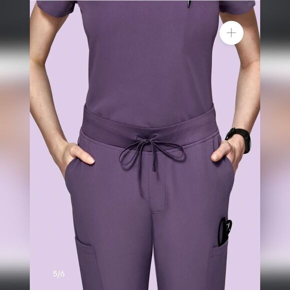 Mandala Scrub Set Dewberry XXS NWT - Picture 7 of 11